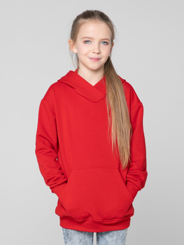 Худи оверсайз подростковое "Красный" ХУД-П-КРАСН (размер 140) - Наш новый бренд: Кинкло, Kinclo - интернет гипермаркет детской одежды Смартордер